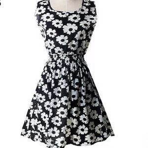 New-Women Summer Bohemian Floral Sleeveless Dress